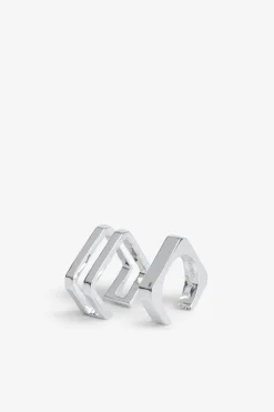 Best Sale Zadig & Voltaire Cecilia Rings Anticsilver